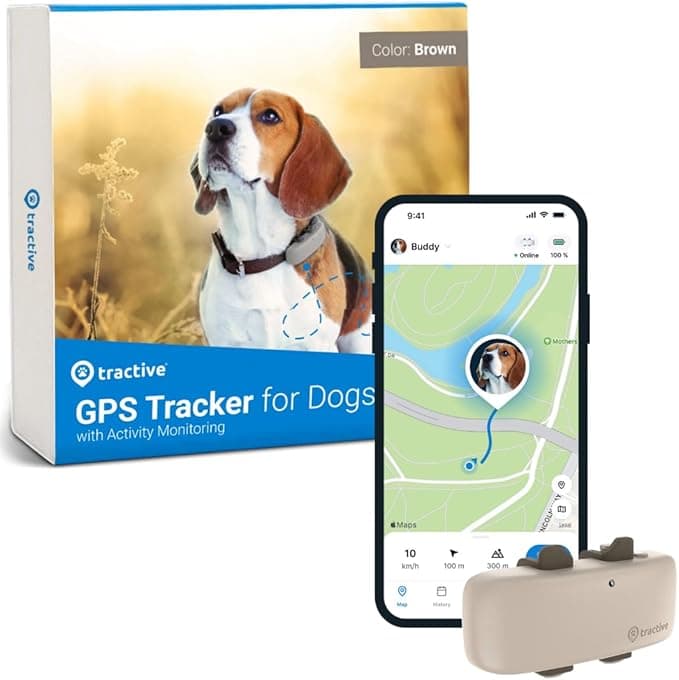 Tractive GPS Tracker for Dogs - Best Overall GPS Pet Tracker Electronics and Gadgets