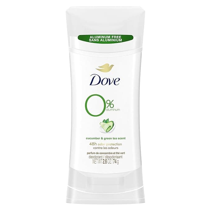 Dove 0% Aluminum Deodorant - Best Aluminum-Free Deodorant Beauty and Personal Care
