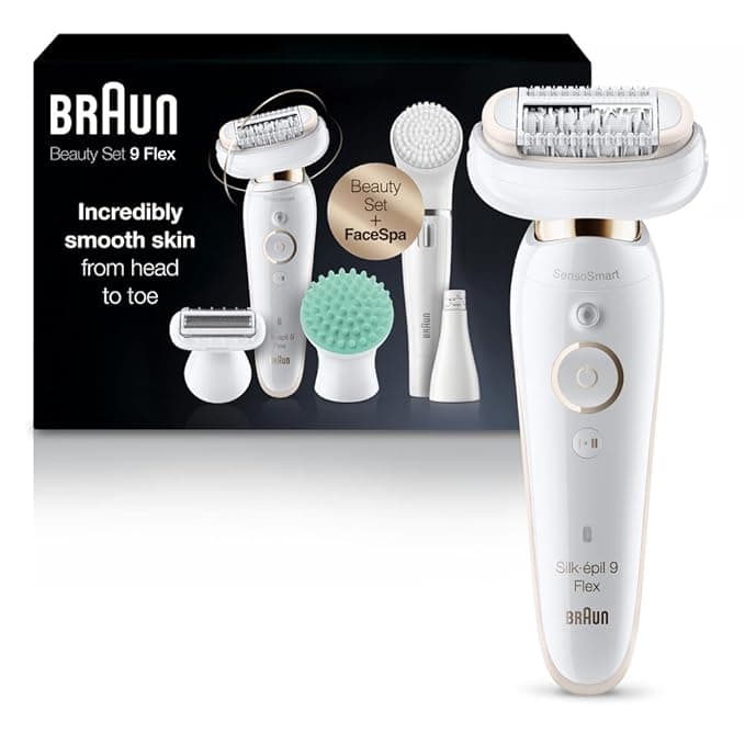Braun Silk·épil 9 Epilator Beauty Set with FaceSpa - Best Premium Multi-Function Epilator Beauty and Personal Care