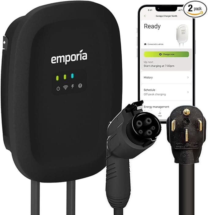 Emporia EV Charger - Best Value with Load Management Automotive Products
