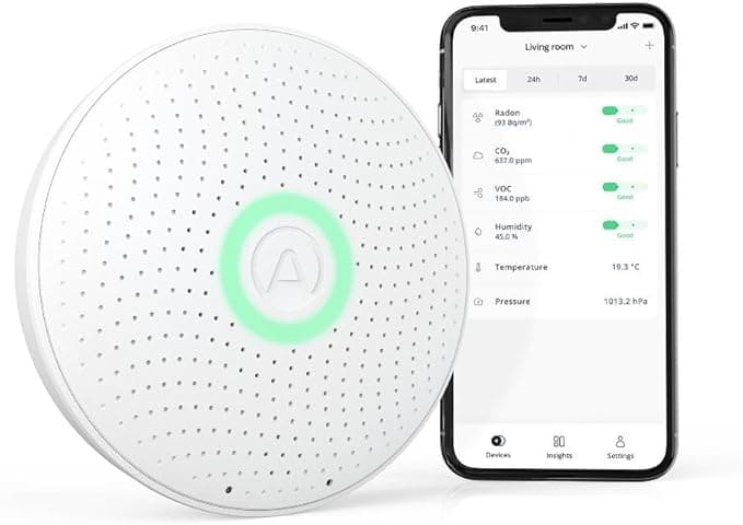 Airthings Wave Plus Smart Radon Detector