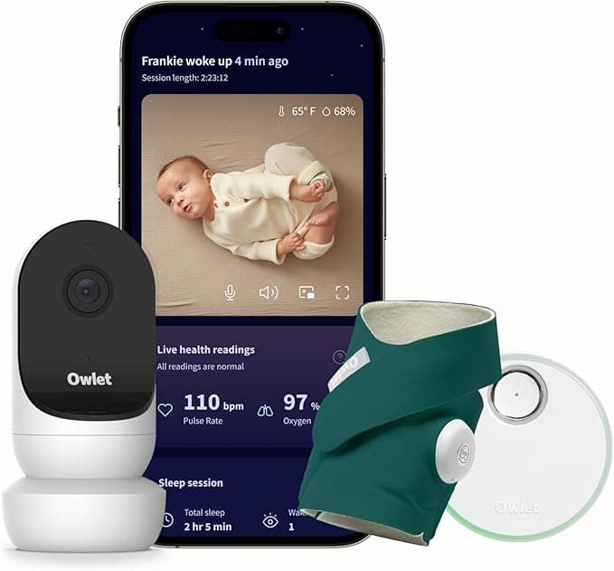 Owlet Dream Duo 2 - Best Health Tracking Monitor Toys and Baby Products