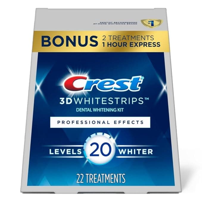 Crest 3D Whitestrips Professional Effects - Best Overall Teeth Whitening Strips Beauty and Personal Care