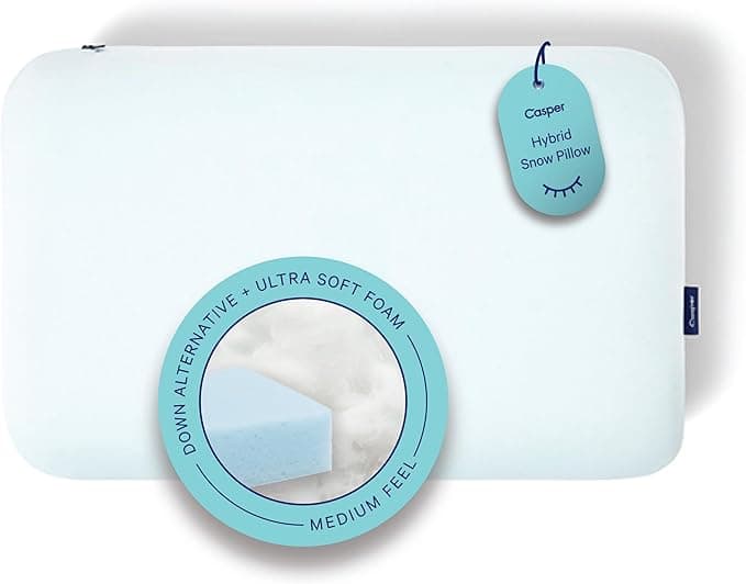 Casper Hybrid Pillow with Snow Technology