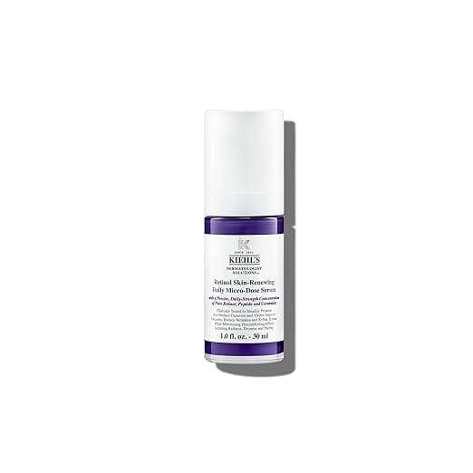 Kiehl's Retinol Skin-Renewing Daily Micro-Dose Serum - Best Retinol Serum for Beginners Beauty and Personal Care