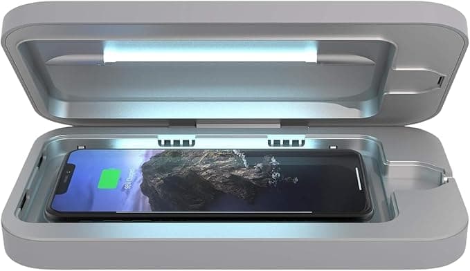 PhoneSoap Wireless UV Phone Sanitizer with Qi Charging