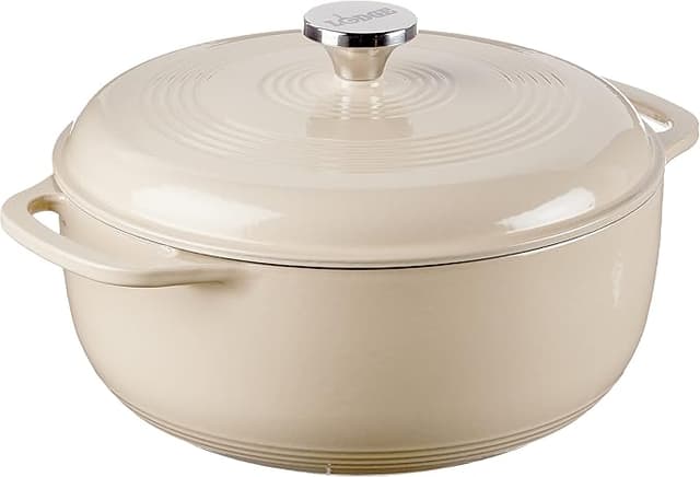 Lodge 6 Quart Enameled Cast Iron Dutch Oven
