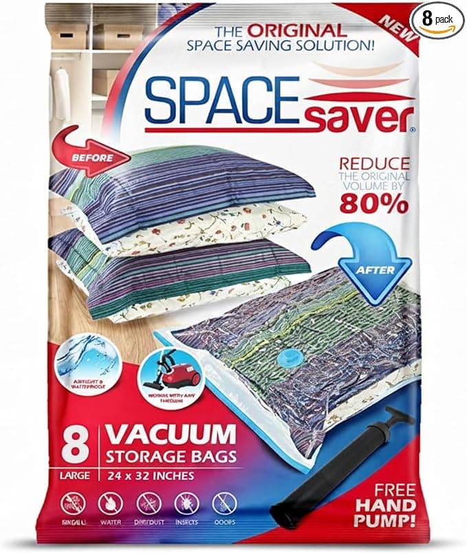 Spacesaver Clothing Vacuum Storage Bags