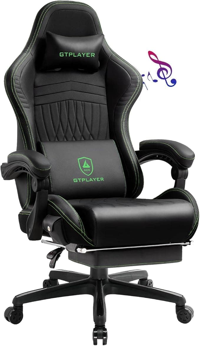 GTPlayer Ace Pro - Best Budget Gaming Chair with Speakers Home and Furniture