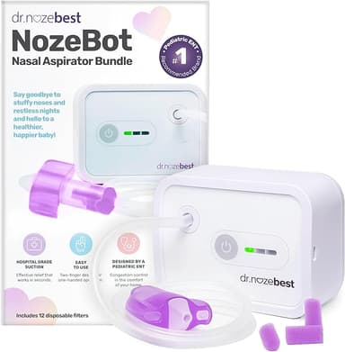 Dr. Noze Best NozeBot Nasal Aspirator