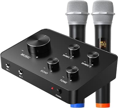 Rybozen K201 Portable Karaoke Microphone Mixer