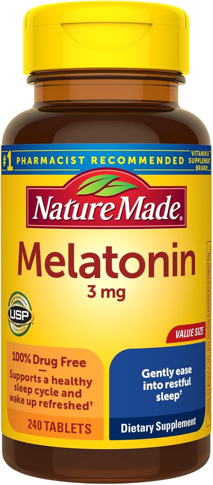 Nature Made Melatonin 3mg - Best Budget Melatonin Health and Fitness