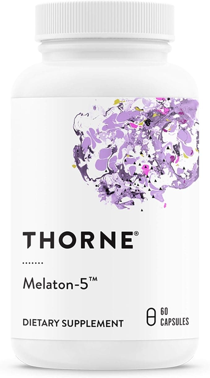 Thorne Melaton-5 - Best Overall Melatonin Supplement Health and Fitness
