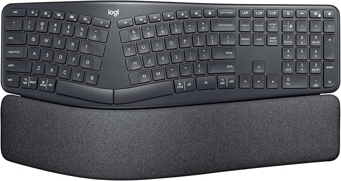 Logitech Ergo K860 - Best Overall Ergonomic Keyboard Electronics and Gadgets