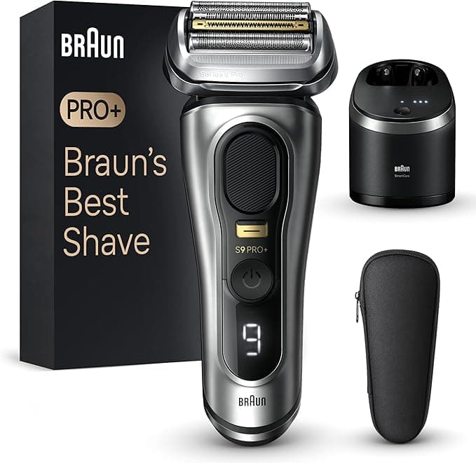 Braun Series 9 PRO+ Electric Shaver - Best Overall Electric Shaver Beauty and Personal Care