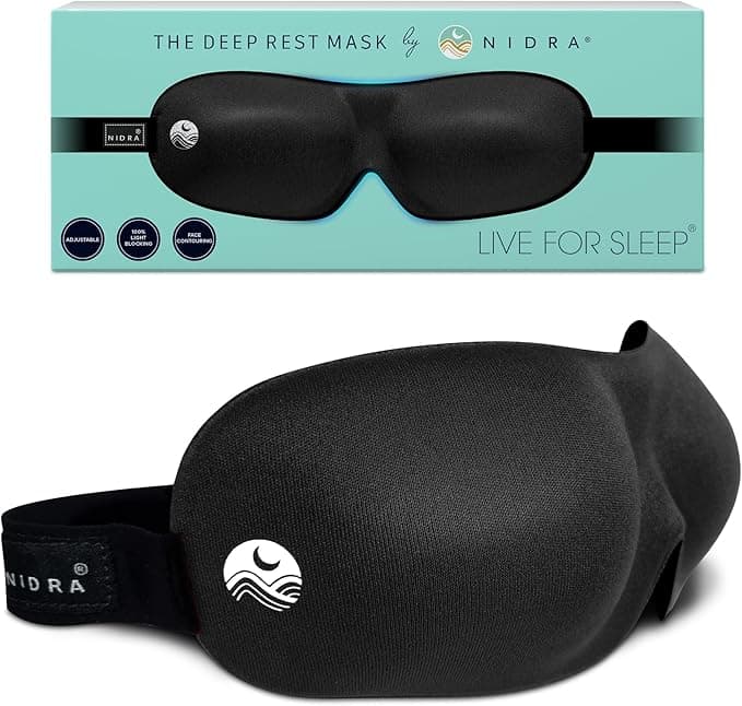 Nidra Deep Rest Eye Mask - Best for Eyelash Extensions Health and Fitness