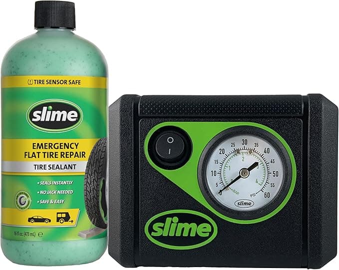 Slime Smart Spair Emergency Flat Tire Repair Kit - Best Budget-Friendly Kit Automotive Products
