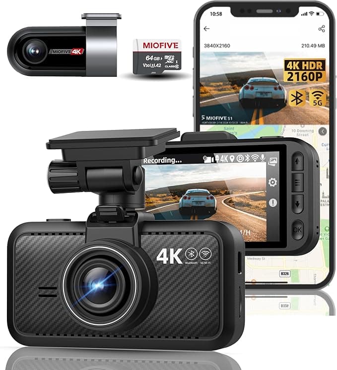 Miofive S1 Ultra - Best Budget 4K Dash Cam Automotive Products