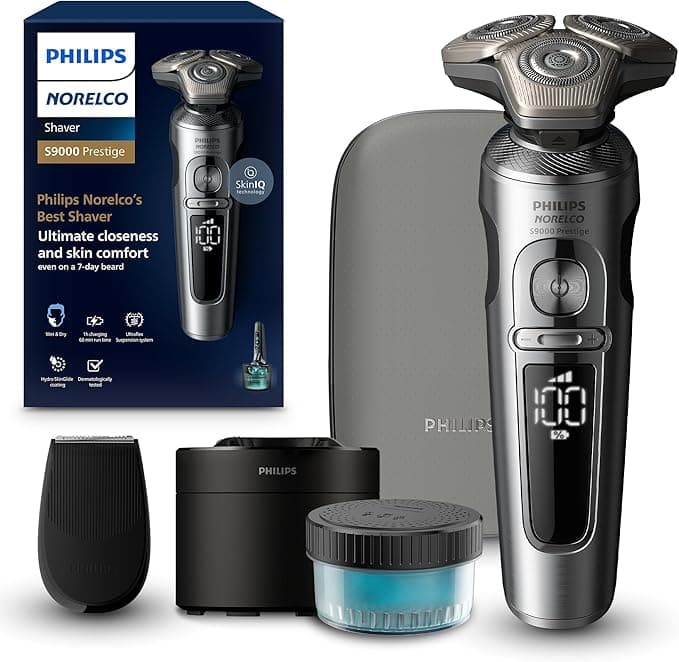 Philips Norelco S9000 Prestige Electric Razor - Best Rotary Shaver Beauty and Personal Care