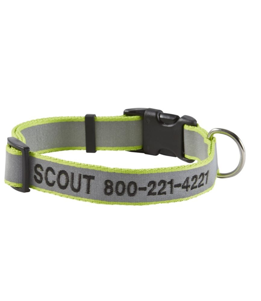 L.L.Bean Personalized Pet Collar - Best Personalized Reflective Collar Toys and Baby Products