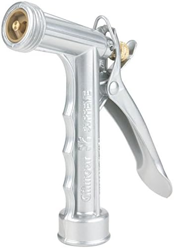 Gilmour Full Size Zinc Pistol Grip Nozzle - Best for Maximum Durability and Simplicity Garden and Outdoor
