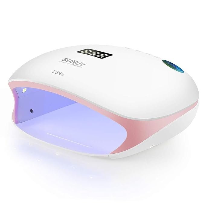 SunUV 48W UV LED Nail Dryer Light for Gel Nails - Best Overall Beauty and Personal Care