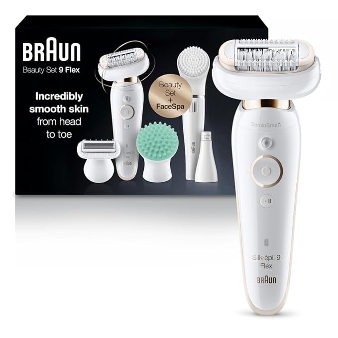 Braun Epilator Silk-épil 9 Flex - Best Overall Performance Beauty and Personal Care