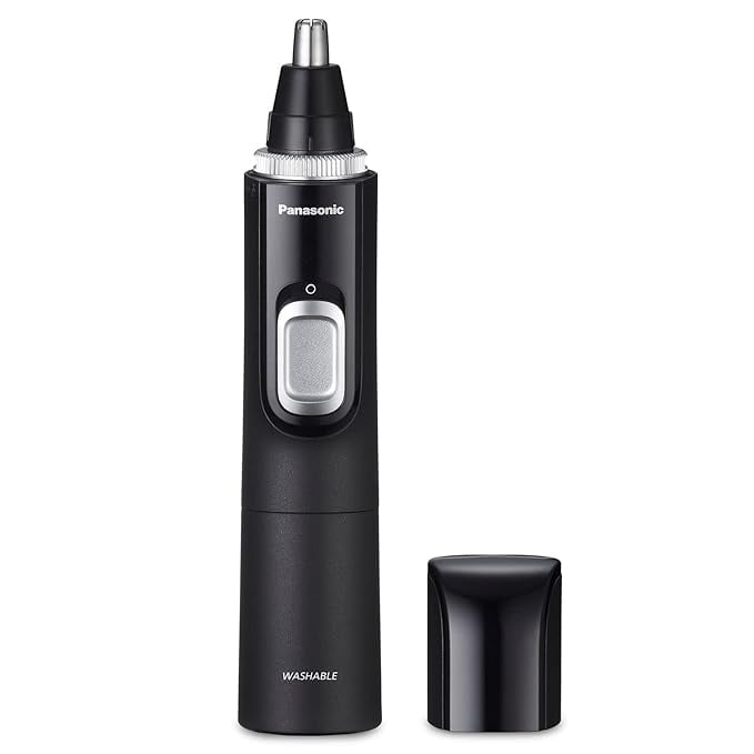 Panasonic Ear and Nose Hair Trimmer with Vacuum System - Best Overall with Vacuum Cleanup Beauty and Personal Care