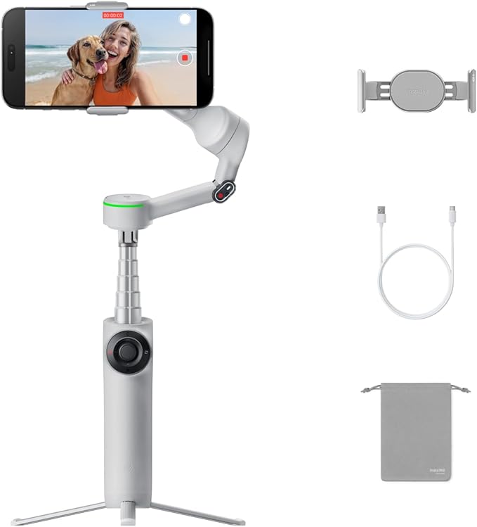 Insta360 Flow 2 Pro - Best Overall Smartphone Gimbal Electronics and Gadgets