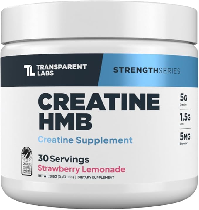 Transparent Labs Creatine HMB - Best Overall Creatine Supplement Health and Fitness