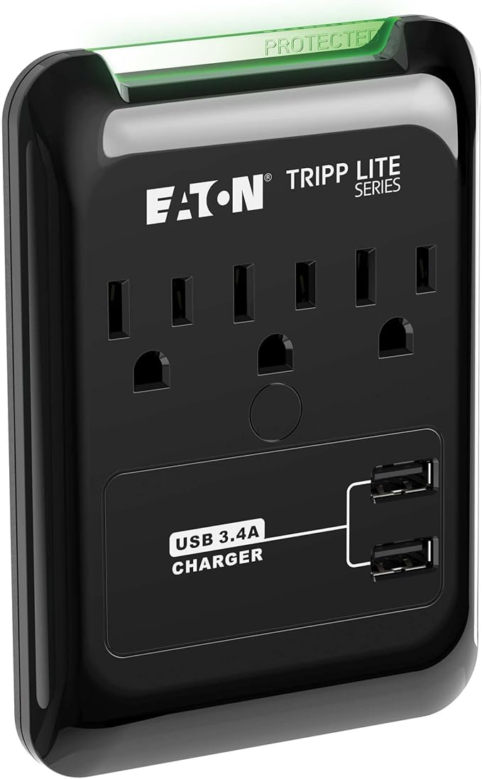 Eaton Tripp Lite Series SK30USB - Best Compact Wall-Mount Surge Protector Electronics and Gadgets