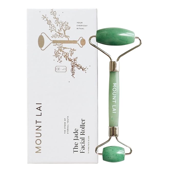 Mount Lai The Jade Facial Roller - Best Overall Jade Roller Beauty and Personal Care