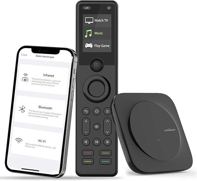Sofabaton X1S - Best Premium Remote for Complex Systems Electronics and Gadgets
