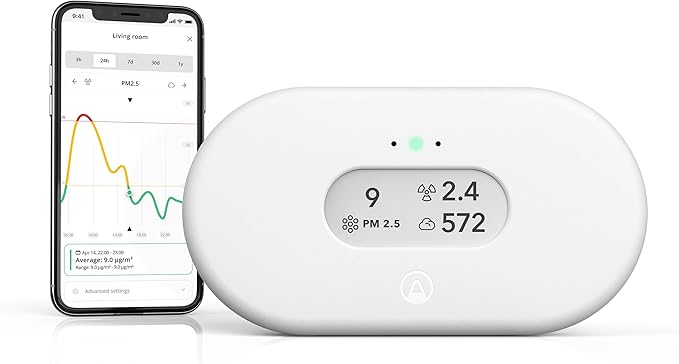 Airthings View Plus - Best Comprehensive Indoor Air Quality Monitor Home Appliances