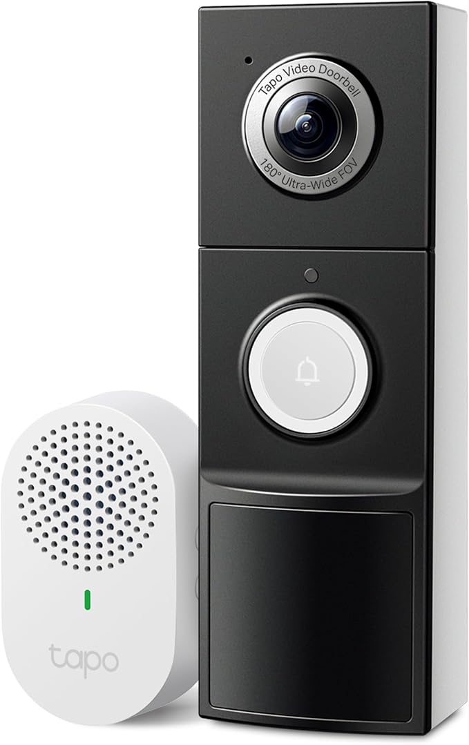 TP-Link Tapo D225 Video Doorbell Camera - Best Value with Flexible Storage Options Home Appliances