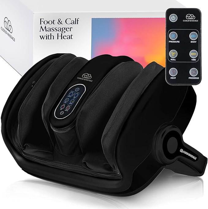 Cloud Massage Shiatsu Foot Massager With Heat - Most Versatile and Feature-Rich Health and Fitness
