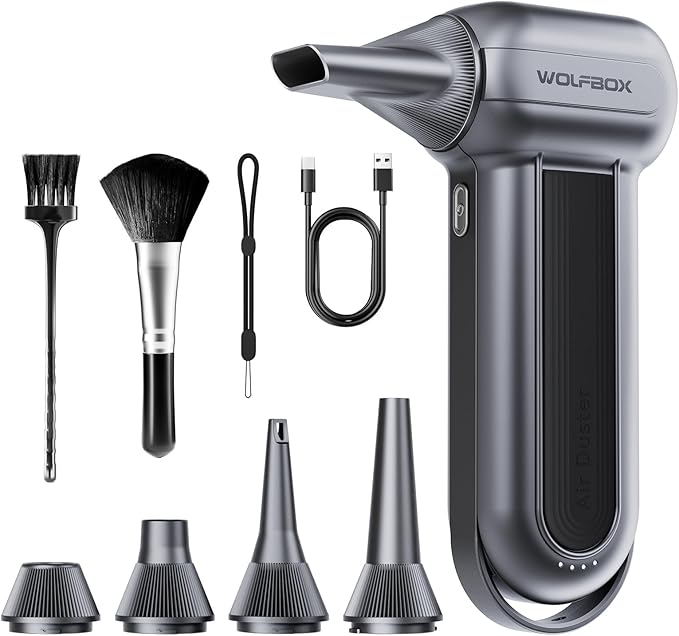 WOLFBOX MF100 Electric Air Duster - Best Multi-Scenario Versatility Electronics and Gadgets