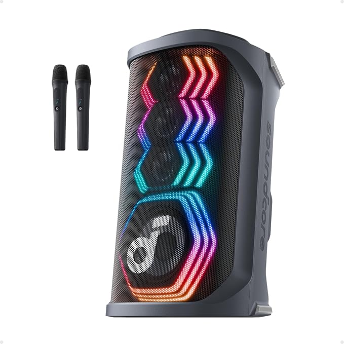 Soundcore Rave 3S AI Party Speaker - Best for Audio Customization & AI Features Electronics and Gadgets