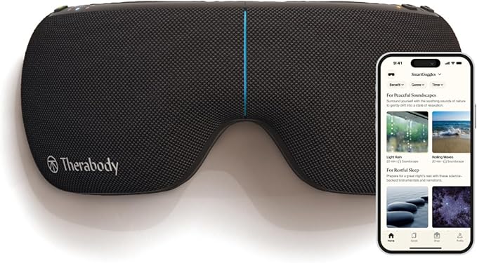Therabody SmartGoggles - Best Overall Eye Massager Health and Fitness