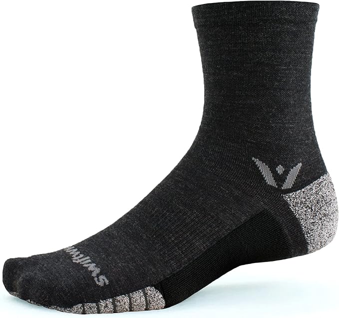 Swiftwick Flite XT Trail Mid-Crew - Best Trail Running Socks Health and Fitness