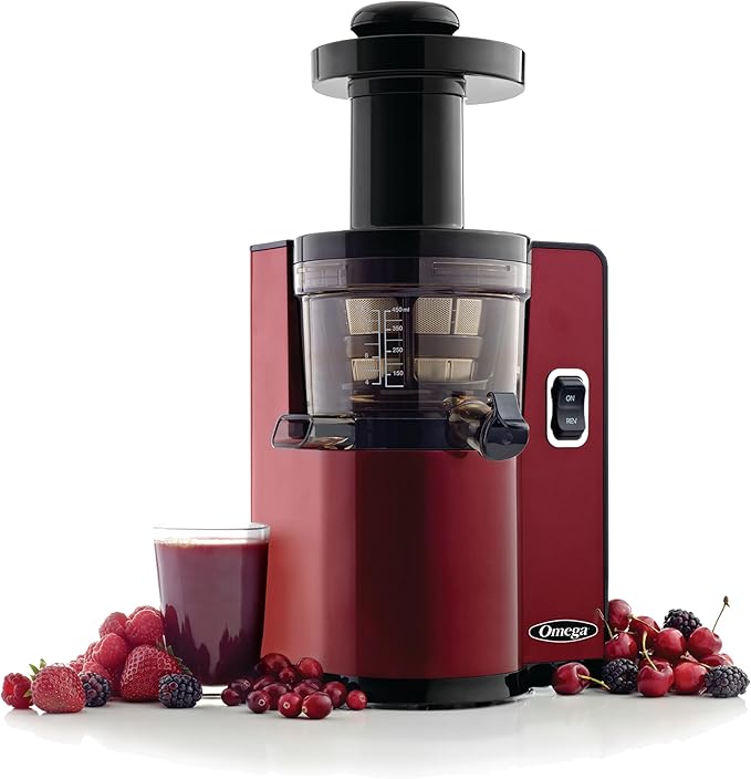 Omega VSJ843QS Vertical Masticating Juicer - Best for Leafy Greens Home Appliances