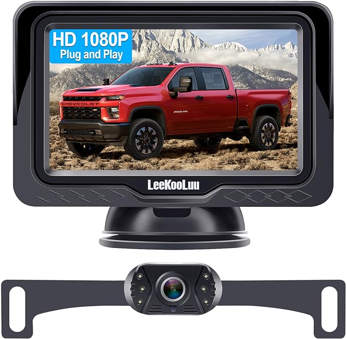 LeeKooLuu Backup Camera - Best Plug-and-Play Backup Camera Automotive Products