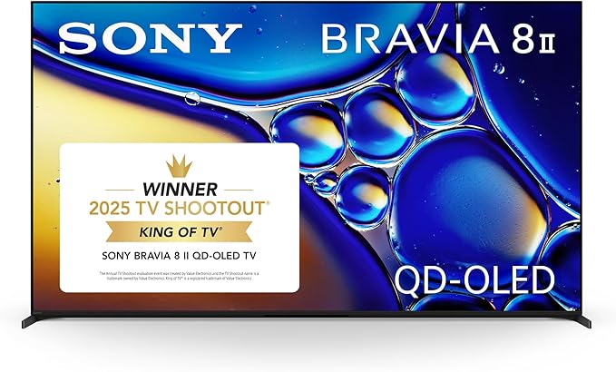 Sony BRAVIA 8 II OLED TV - Best for Cinematic Experience Home and Furniture
