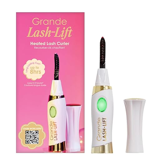 Grande Cosmetics GrandeLASH-LIFT Heated Lash Curler - Best Overall & Most Effective Beauty and Personal Care