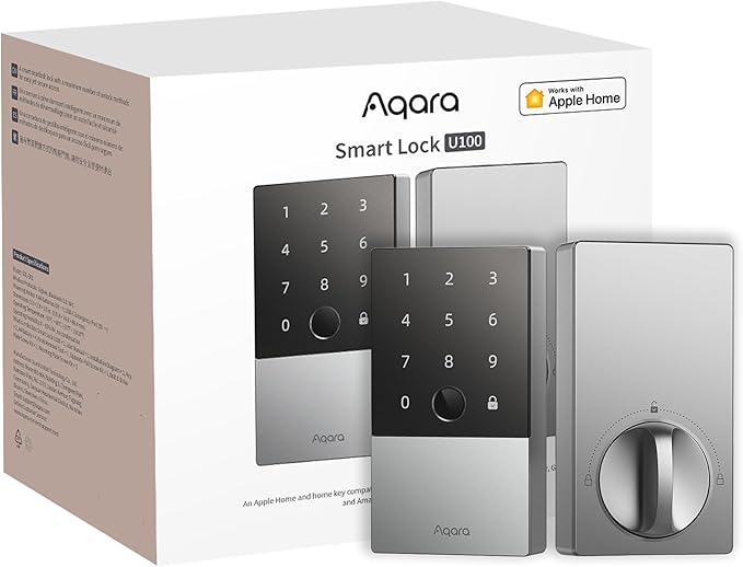 Aqara Smart Lock U100 - Best for Apple Home & Fingerprint Access Home and Furniture