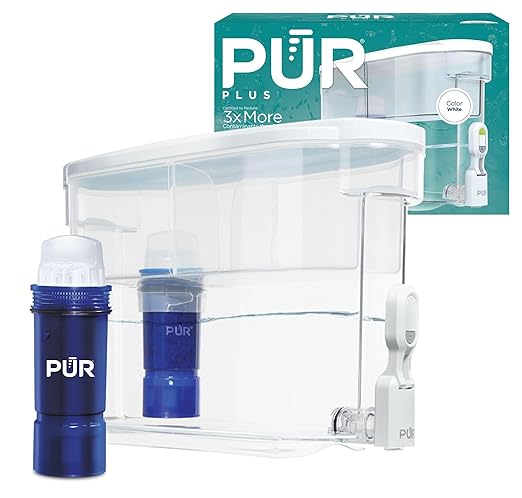 PUR PLUS 30-Cup Water Filter Dispenser - Best Value and Easy Setup Home Appliances