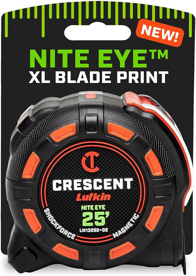 Crescent Lufkin Shockforce Nite Eye L1325B-02 - Best Overall Value for Professionals Home and Furniture