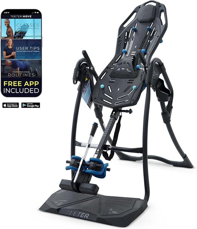 Teeter FitSpine LX9 Inversion Table - Best Overall Inversion Table Health and Fitness