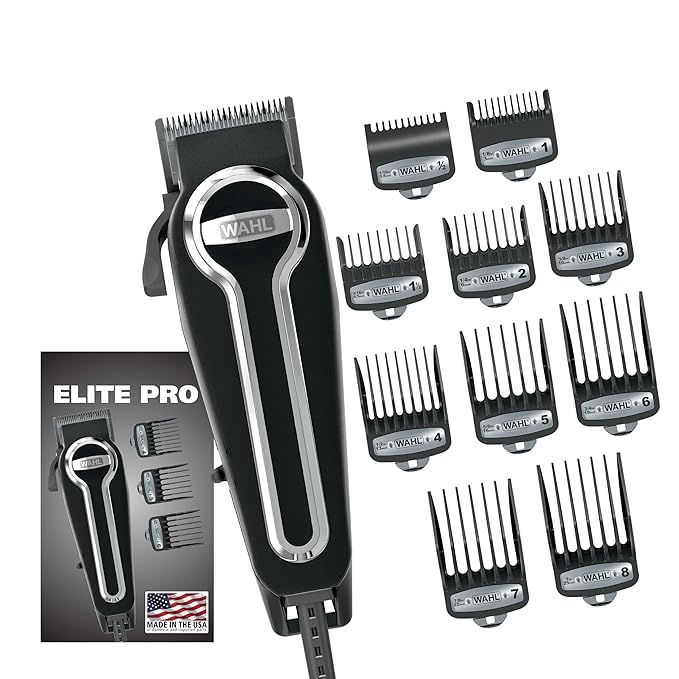 Wahl Elite Pro High Performance Hair Clipper Kit - Best Overall Home Hair Clipper Beauty and Personal Care