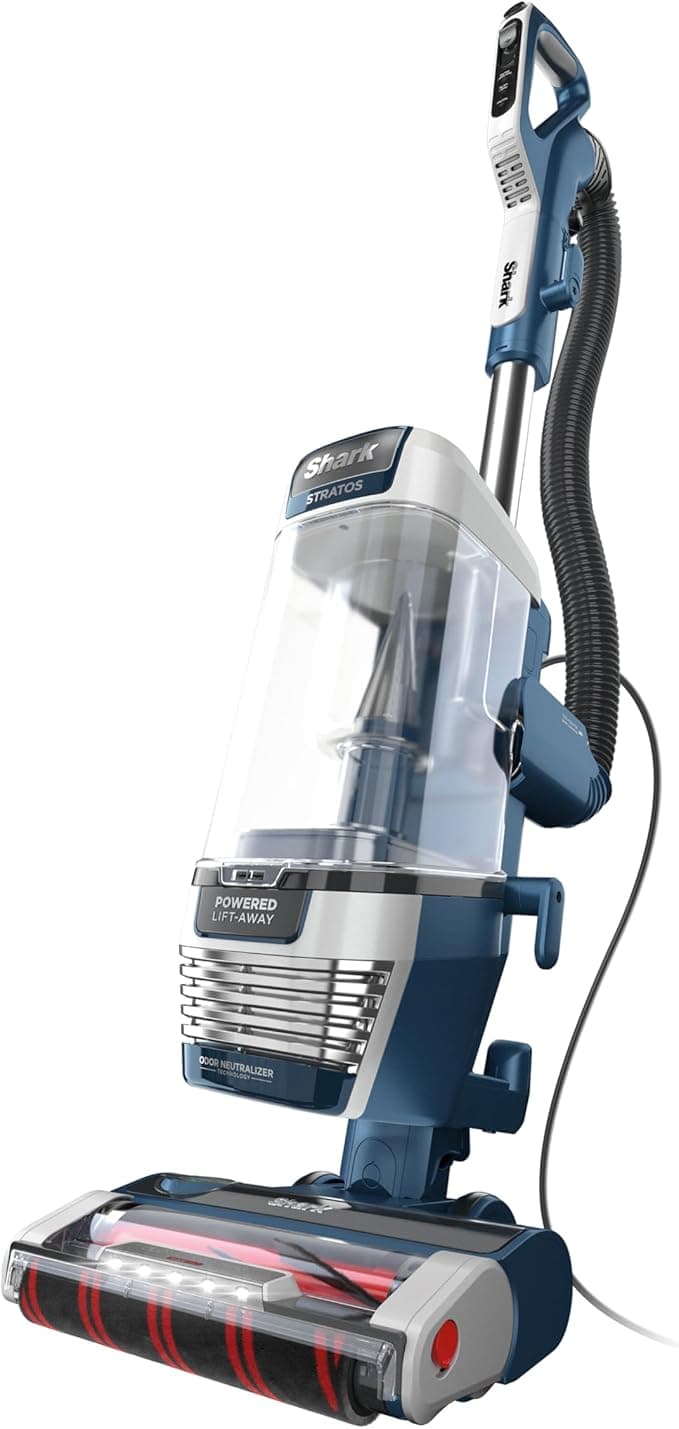 Shark Stratos Upright with DuoClean PowerFins AZ3002 - Best Overall Vacuum for Mixed Flooring Home Appliances